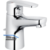 SOLIDO Waschtischarmatur Alpha 100 mit Ablaufgarnitur druckfest, Chrom