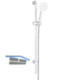 SOLIDO Brauseset B200 chrom 900 mm mit Handbrause 3S