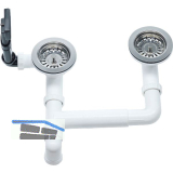 REGINOX Ab- und �berlaufgarnitur 2 x 3,5" R20340