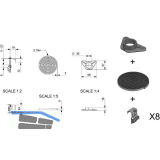 REGINOX Befestigungsklammern Z1030