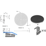 REGINOX Befestigungsklammern Z1076