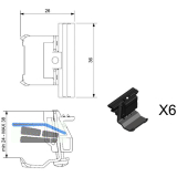 REGINOX Befestigungsklammern Z1181