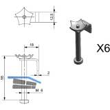 REGINOX Befestigungsklammern Z1200
