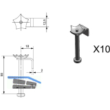 REGINOX Befestigungsklammern Z1210