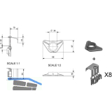 REGINOX Befestigungsklammern Z1267