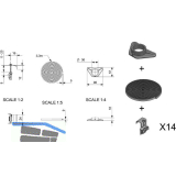 REGINOX Befestigungsklammern Z1324