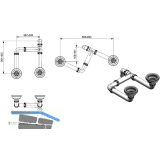 REGINOX Ablaufgarnitur 2 x 3,5" R22313