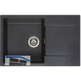 REGINOX Einbausp�le Amsterdam 78 Black Silvery