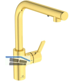 IDEAL STANDARD 2in1 K�chenarmatur mit Seifenspender Gusto iMX Satin Gold