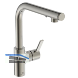 IDEAL STANDARD 2in1 K�chenarmatur mit Seifenspender Gusto iMX Edelstahl