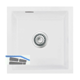 SYSTEMCERAM fl�chenb�ndige Sp�le Mera 46 F/o, Polar