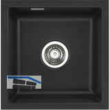 SYSTEMCERAM Unterbau-Sp�le Mera 40U Nigra Excenter