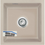 SYSTEMCERAM Unterbau-Sp�le Mera 40U/g Fango geschliffen