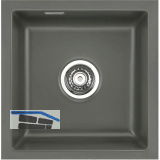 SYSTEMCERAM Unterbau-Sp�le Mera 40U/g Lava Excenter, geschliffen