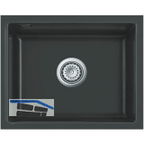 SYSTEMCERAM Unterbau-Sp�le Mera 50U/g Eibe geschliffen mit Excenter