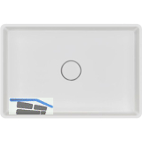 SYSTEMCERAM Unterbauwaschtisch Lavara 60 U/g, Keramik Gr�nland