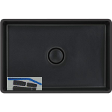 SYSTEMCERAM Unterbauwaschtisch Lavara 60 U/g, Keramik Nigra