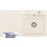 SYSTEMCERAM Einbausp�le Mera 90, 900 x 510 mm �1,5% Tt. links, Jasmin