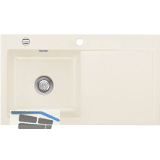 SYSTEMCERAM Einbausp�le Mera 90, 900 x 510 mm Tt. rechts, Jasmin