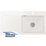 SYSTEMCERAM Einbausp�le Mera 100 SL, 1000 x 510 mm TT. links, Gr�nland