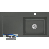 SYSTEMCERAM Einbausp�le Mera 100 SL, 1000 x 510 mm TT. links, Lava