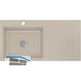 SYSTEMCERAM Einbausp�le Mera 100 SL, 1000 x 510 mm TT. rechts, Fango