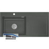 SYSTEMCERAM Einbausp�le Mera 100 SL, 1000 x 510 mm TT. rechts, Lava