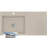 SYSTEMCERAM Einbausp�le Mera 100 SL, 1000 x 510 mm TT. rechts, Fango Exzenter