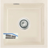 SYSTEMCERAM fl�chenb�ndige Sp�le Mera 46 F/o, Magnolie