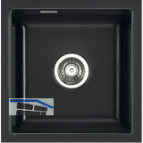 SYSTEMCERAM fl�chenb�ndige Sp�le Mera 46 F/o Excenter, Nero