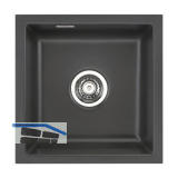 SYSTEMCERAM fl�chenb�ndige Sp�le Mera 46 F/o Excenter, Schiefer