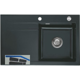 SYSTEMCERAM Einbausp�le Stema 80 Excenter 800 x 510 mm Tropfteil links, Eibe