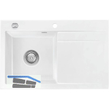 SYSTEMCERAM Einbausp�le Stema 80, 800 x 510 mm �1,5% Tropfteil rechts, Gr�nland