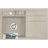 SYSTEMCERAM Einbausp�le Bela 78, 780 x 510 mm �1,5% Tropfteil rechts, Fango