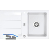 SYSTEMCERAM Einbausp�le Genea 87 Excenter, 870 x 510 mm reversibel, Gr�nland