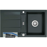 SYSTEMCERAM Einbausp�le Genea 87 Excenter, 870 x 510 mm reversibel, Eibe