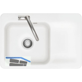 SYSTEMCERAM Einbausp�le Juna 75, 750 x 510 mm Tt. rechts, Polar