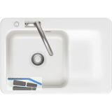 SYSTEMCERAM Einbausp�le Juna 75 Excenter, 750 x 510 mm Tt. rechts, Gr�nland