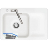 SYSTEMCERAM Einbausp�le Juna 75 Excenter, 750 x 510 mm Tt. rechts, Polar