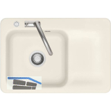 SYSTEMCERAM fl�chenb�ndige Sp�le Juna 75 F Excenter Tt. rechts, Jasmin