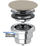 VILLEROY & BOCH 5/4" Schaftventil 680800AM, Almond