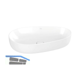 VILLEROY & BOCH Aufsatzwaschtisch Antao Breite 650 mm, Wei� Alpin CeramicPlus