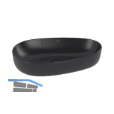VILLEROY & BOCH Aufsatzwaschtisch Antao 4A7465R7 650 mm, Pure Black