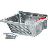 KWC Wand-Ausgussbecken LTJ450 Ablauf mittig, Edelstahl