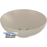 VILLEROY & BOCH Aufsatzwaschtisch L&F 4A4600AM � 420 mm, Almond