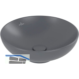 VILLEROY & BOCH Aufsatzwaschtisch L&F 4A4600I4 � 420 mm, Graphit