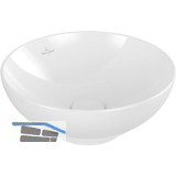 VILLEROY & BOCH Aufsatzwaschtisch L&F 4A4500R1 � 380 mm, Wei� Alpin