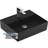 VILLEROY & BOCH Aufsatzwaschtisch Memento 2.0 4A225GR7 500 mm, Pure Black