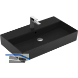 VILLEROY & BOCH Aufsatzwaschtisch Memento 2.0 4A228GR7 800 mm, Pure Black