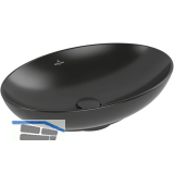 VILLEROY & BOCH Aufsatzwaschtisch 4A4700R7 560 mm, Pure Black